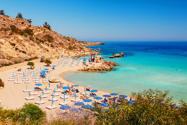 <p>The popular Cypriot resort of Ayia Napa is only 145 miles from Israel</p>