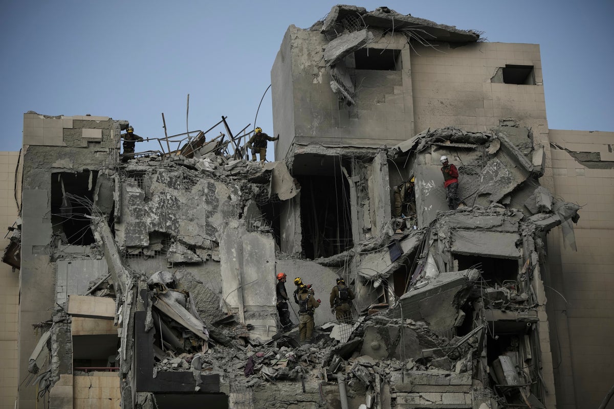 Photos of the aftermath of Iranian missile strikes in Israel as ceasefire status remains unclear