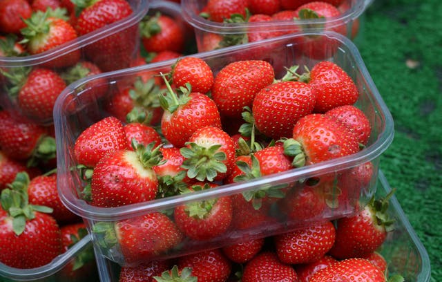 <p>Strawberries are among the products found with a higher levels of pesticide residue  (Philip Toscano/PA)</p>