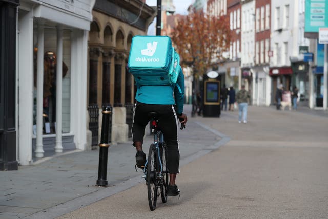 Shadow home secretary Chris Philp said he had found ‘clear evidence’ of illegal working for Deliveroo, Just Eat and Uber Eats (David Davies/PA)