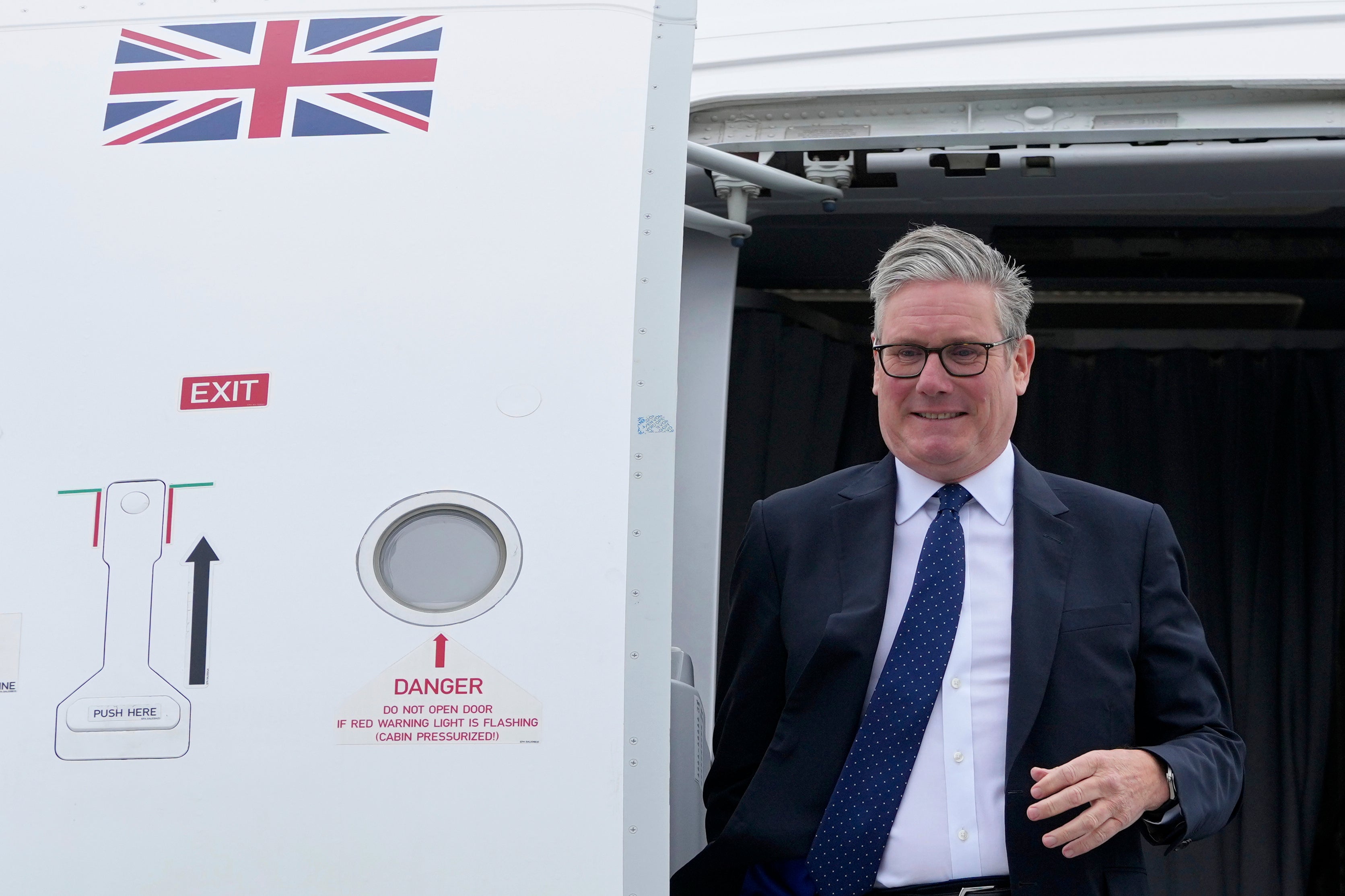 Starmer arrives for the Nato summit