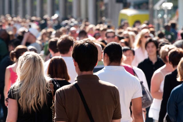 Population projections for the UK have been revised to reflect the recent drop in net migration (Alex Segre/Alamy)