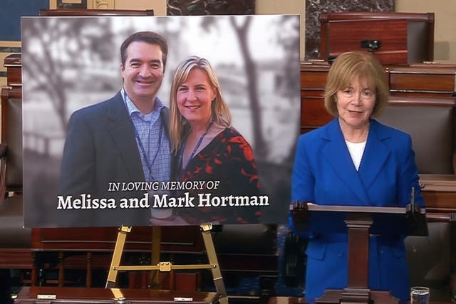 <p>Speaker Melissa Hortman and her husband, Mark, were fatally shot in a politically motivated killing, officials said. </p>