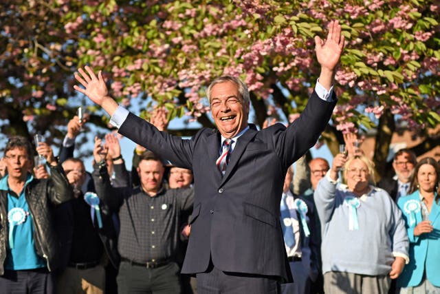 <p>Nigel would be on track to be the UK’s next prime minister if an election were held tomorrow</p>