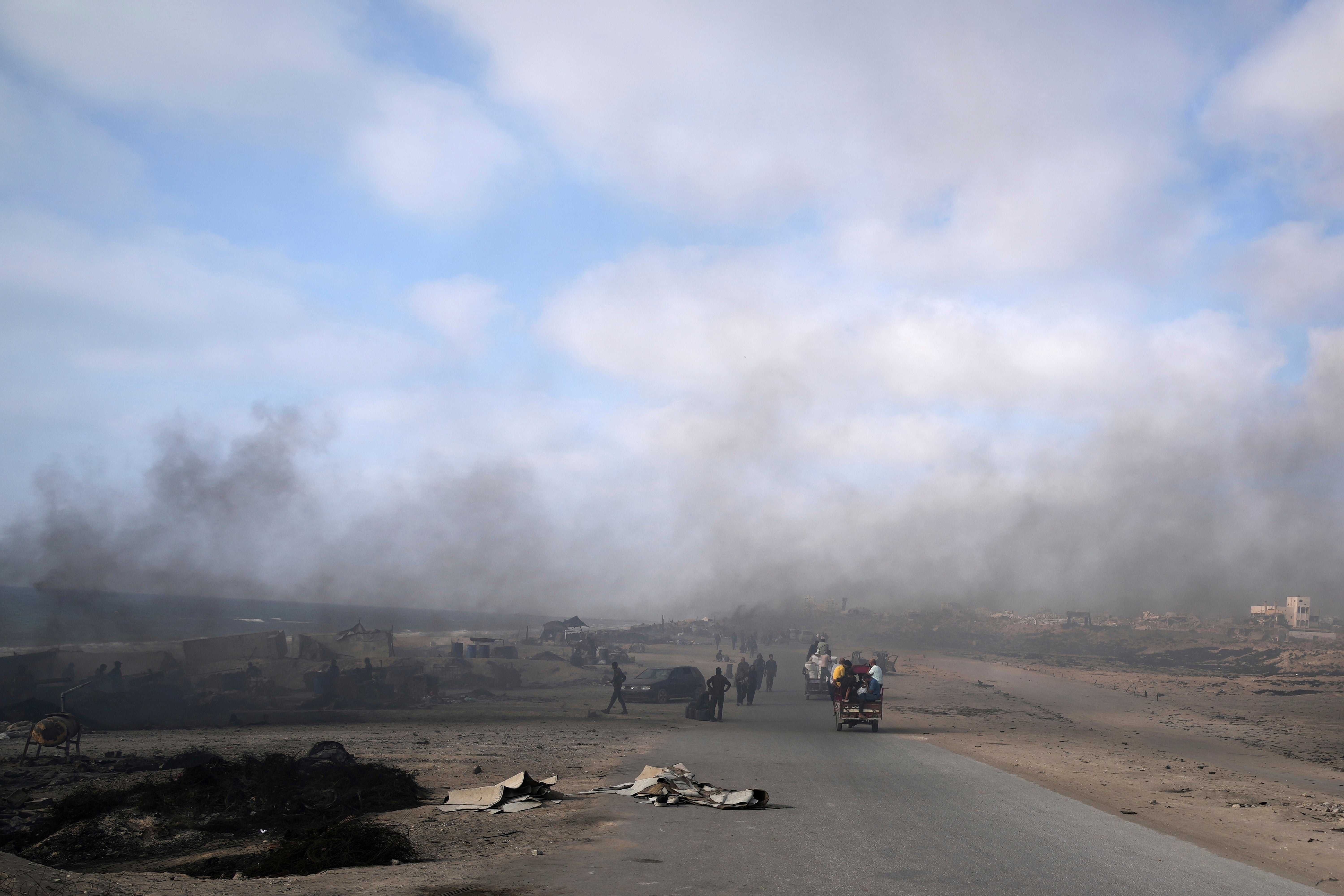 Palestinians Gaza Alternative Fuel