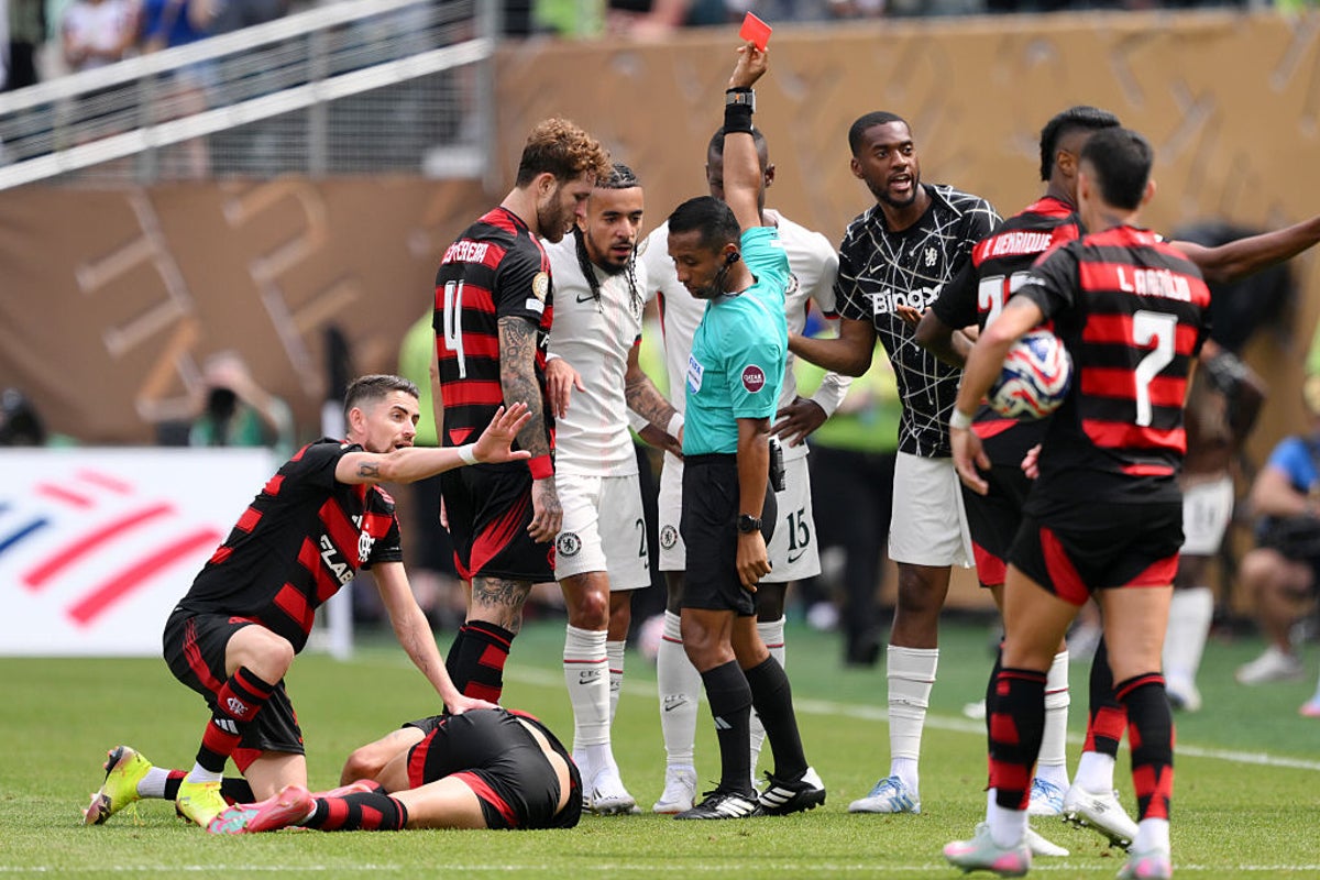 Chelsea’s Nicolas Jackson hit with two-match ban for Club World Cup red card against Flamengo