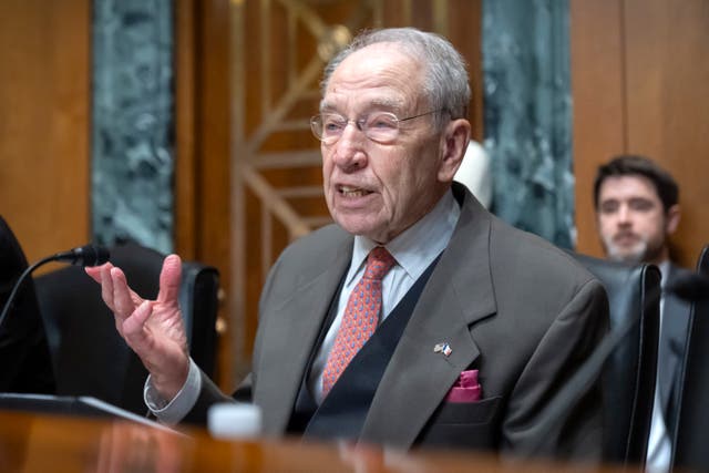<p>Iowa Republican Sen. Chuck Grassley has suggested in a letter to a constituent that he opposes federal attempts to intervene in state election law</p>