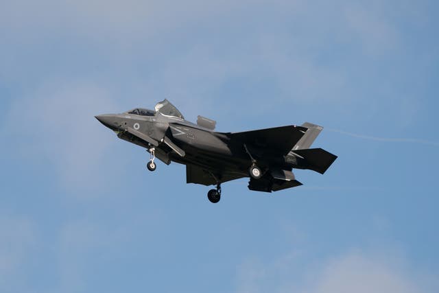 <p>An F35 jet</p>