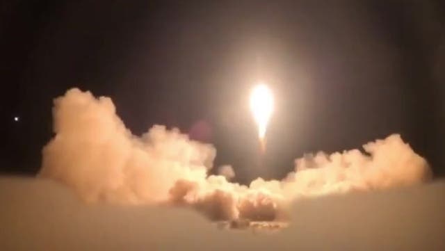 <p>Iran military releases missile launch video after strike on US base in Qatar</p>