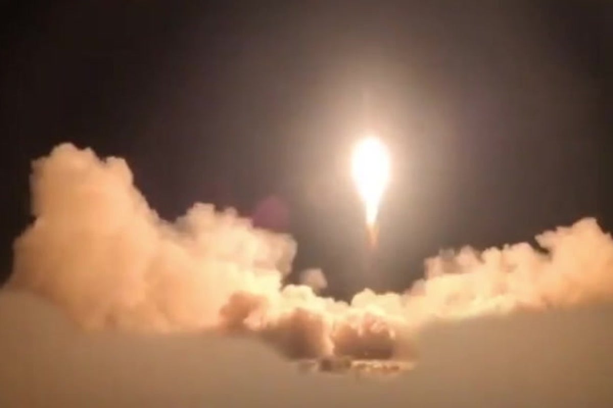 Iran release footage of missile launch after attack on US base in Qatar