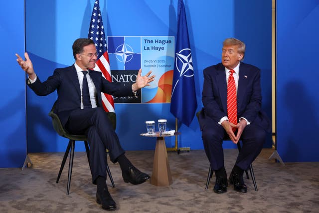 <p>Secretary General Mark Rutte credited Donald Trump for driving change at the summit</p>