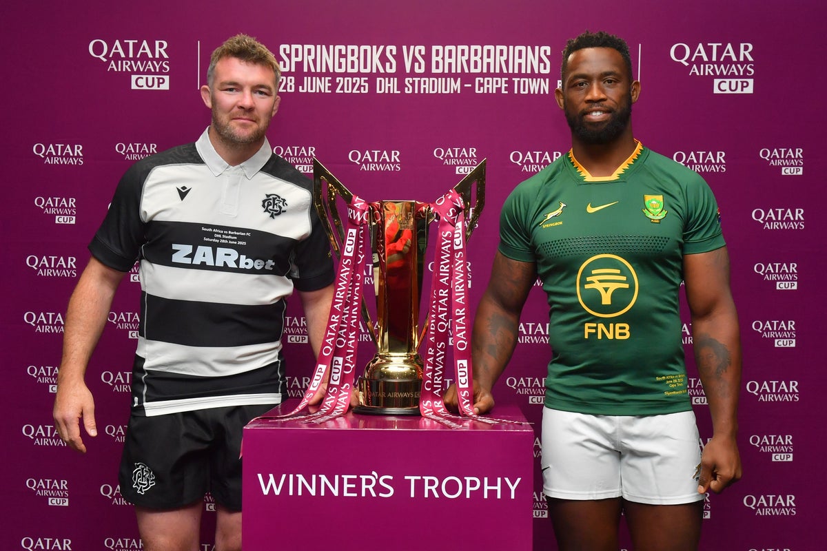 South Africa v Barbarians live: Latest score and updates as Springboks return to action