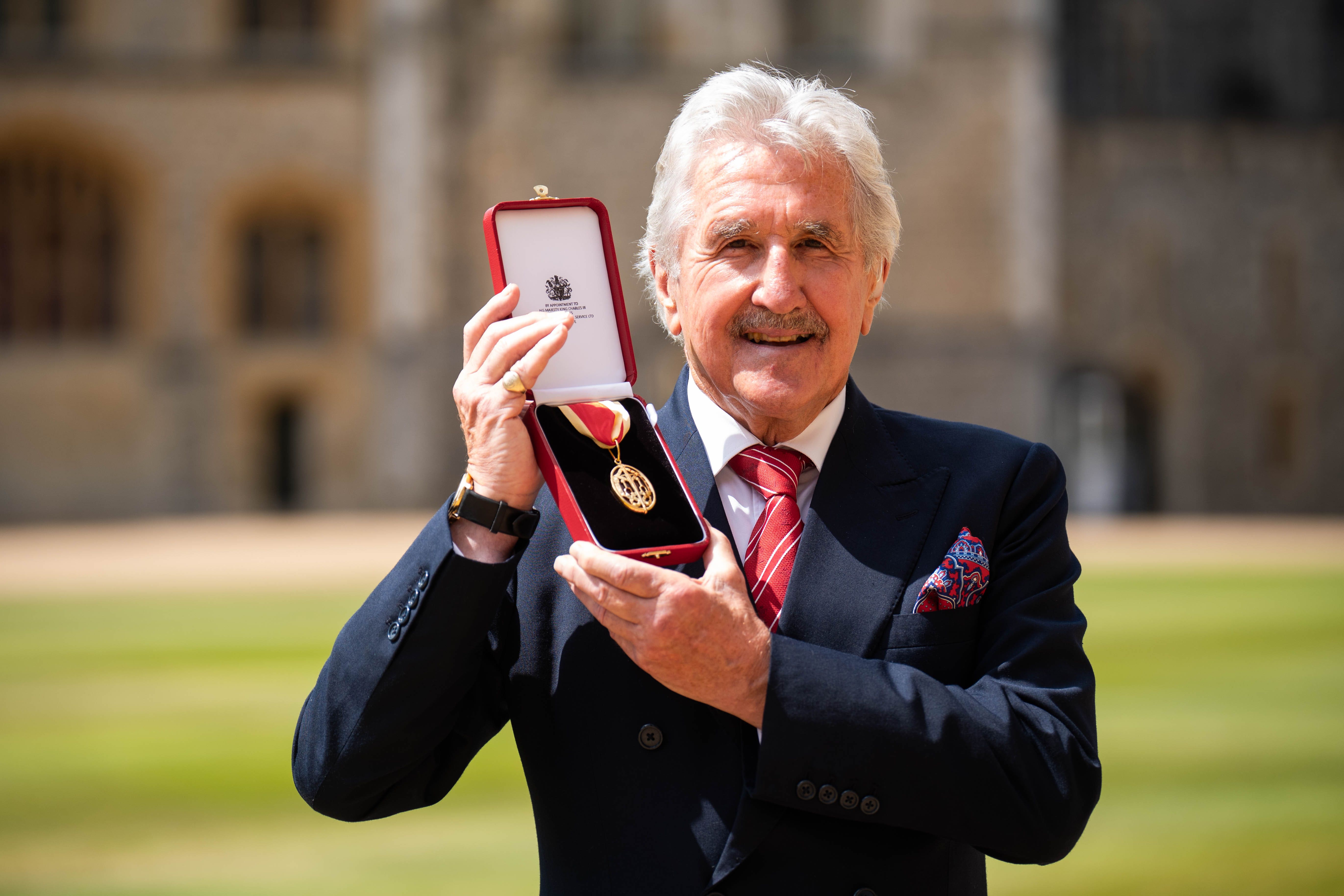 Sir Gerald received his knighthood at Windsor Castle (James Manning/PA)