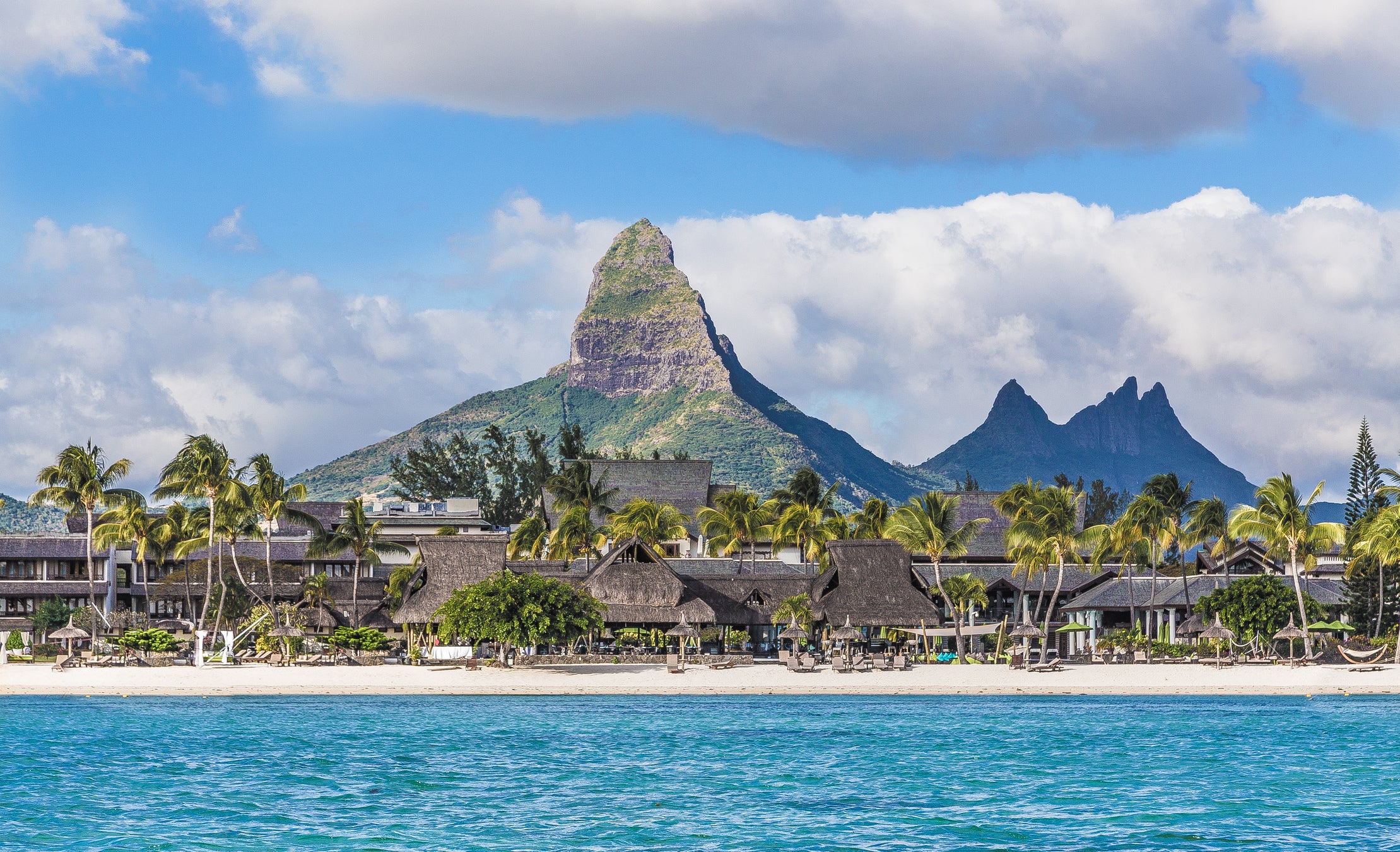 Flic en Flac's warm waters are great for snorkellin,g and the beach is close to the best diving spots