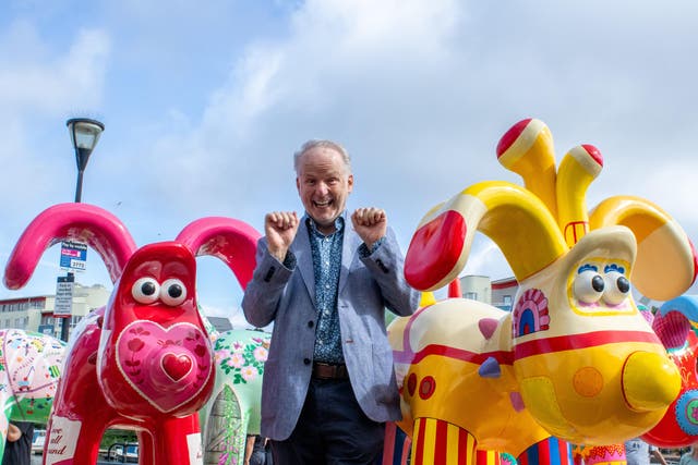 Wallace & Gromit creator Nick Park launches Gromit Unleashed 3 in Bristol city centre (The Grand Appeal/PA)