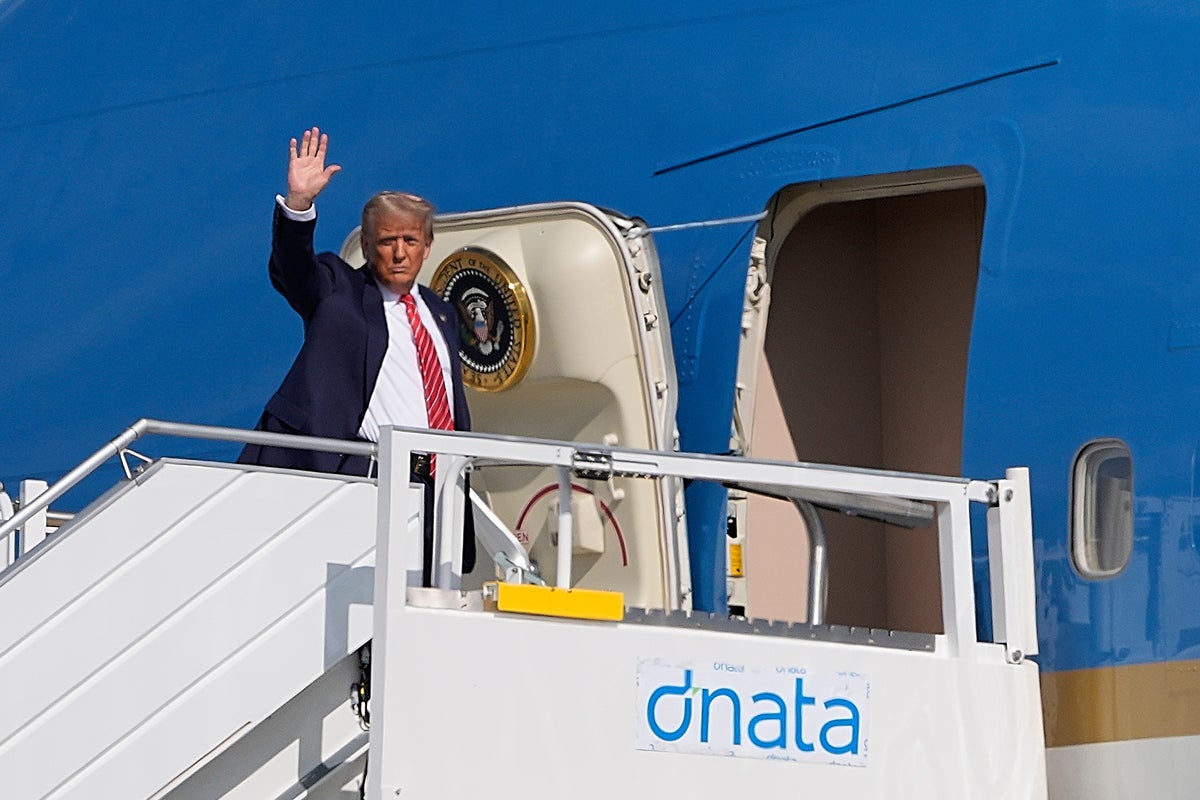 White House marks Trump’s return from Nato summit with ‘daddy’ music video