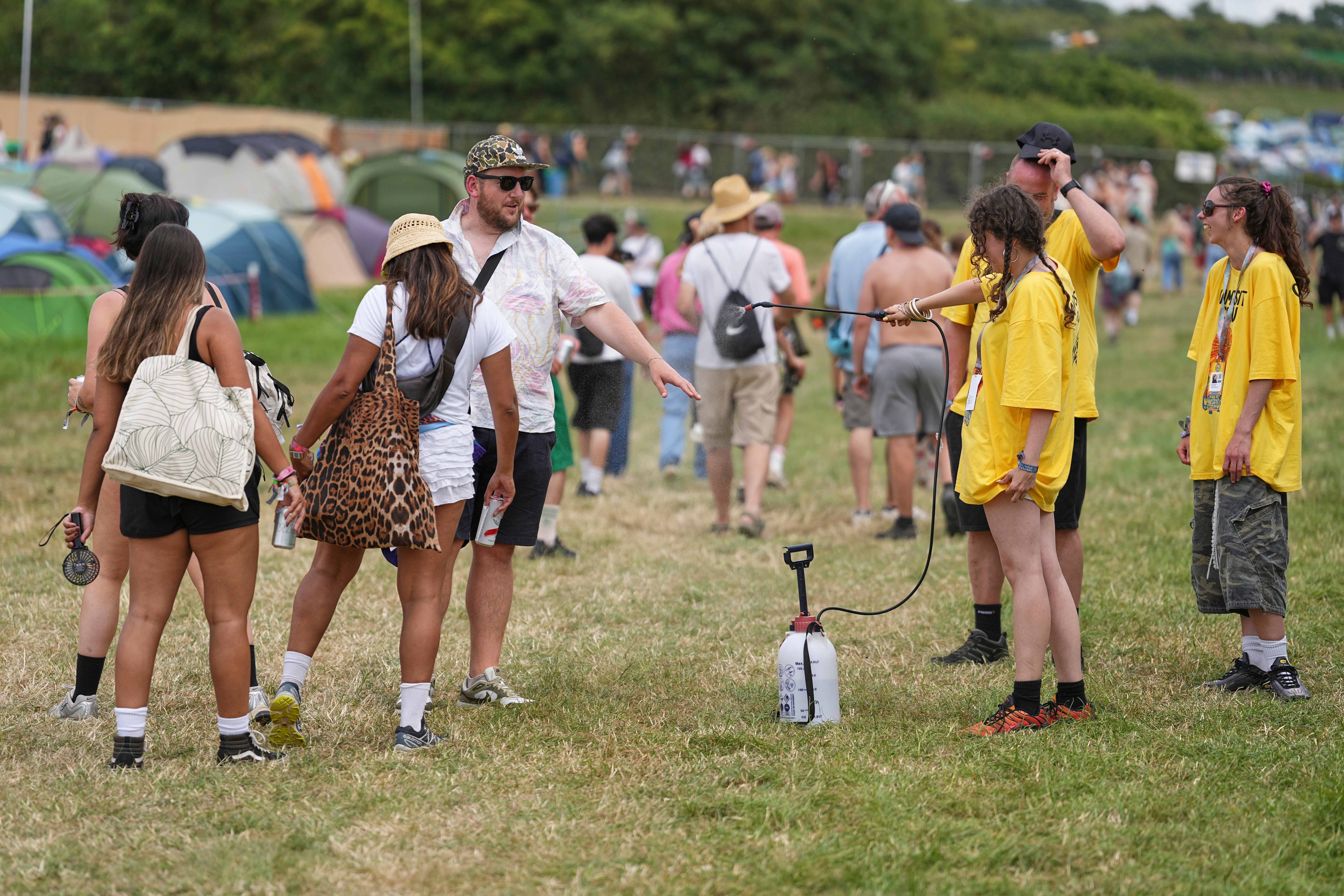 Britain Glastonbury Music Festival Day 1