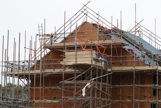 A Competitions and Markets Authority report in 2024 criticised the speculative model employed by many of the largest housebuilders (Andrew Matthews/PA)