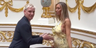 Jamie Laing and Sophie Habboo parody Harry and Meghan delivery dance