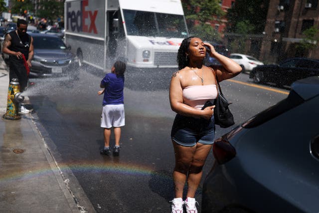 <p>Millions of Americans remained under heat warnings Wednesday after days of record-breaking temperatures, but the scorching weather won’t last for too much longer</p>