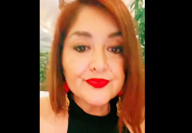 <p>The video Gonzalez posted to Instagram that was subsequently denounced by the Department of Homeland Security</p>