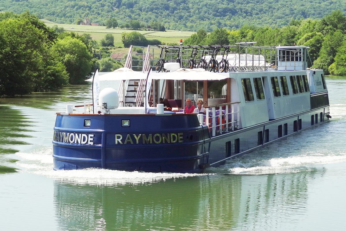 New river cruise takes guests to Christmas markets on a luxury barge