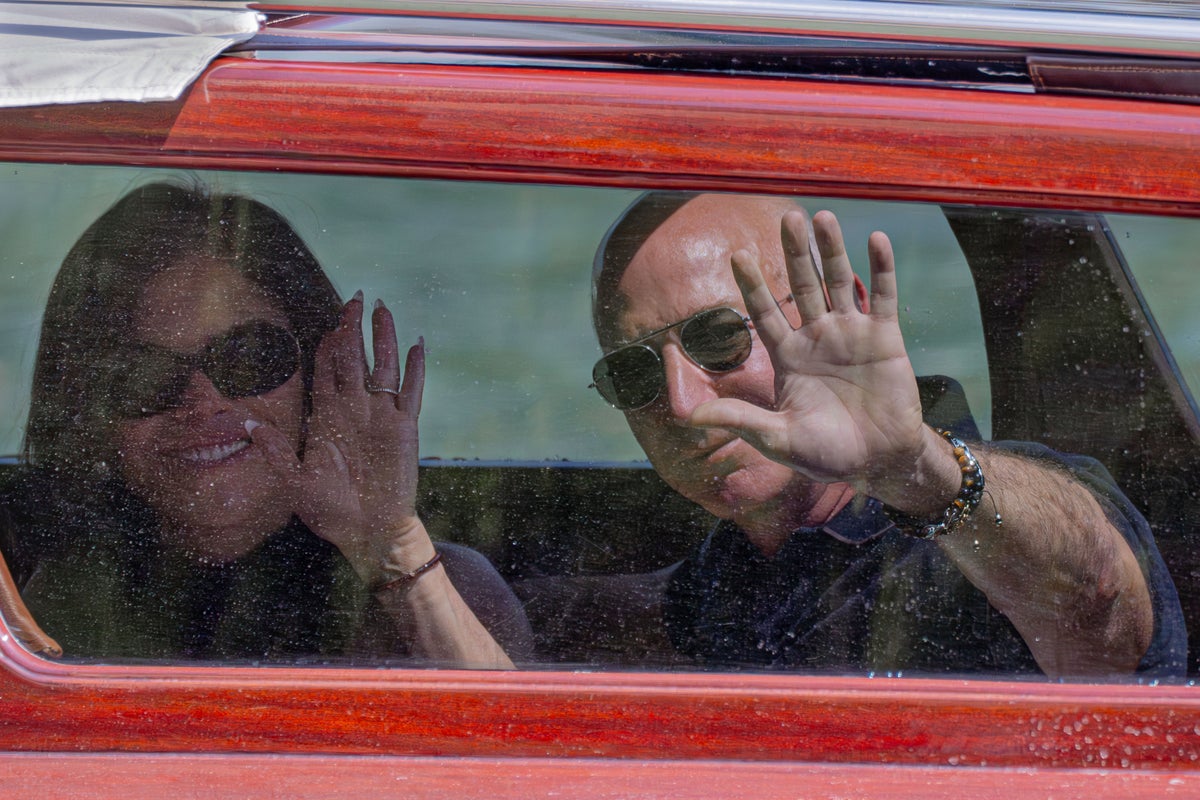 Photos from Venice ahead of Jeff Bezos and Lauren Sánchez's wedding
