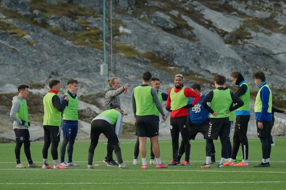 All day and all night, Greenlanders revel in 24-hour sunlight to play soccer