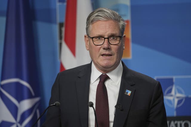 Prime Minister Sir Keir Starmer (Kin Cheung/PA)