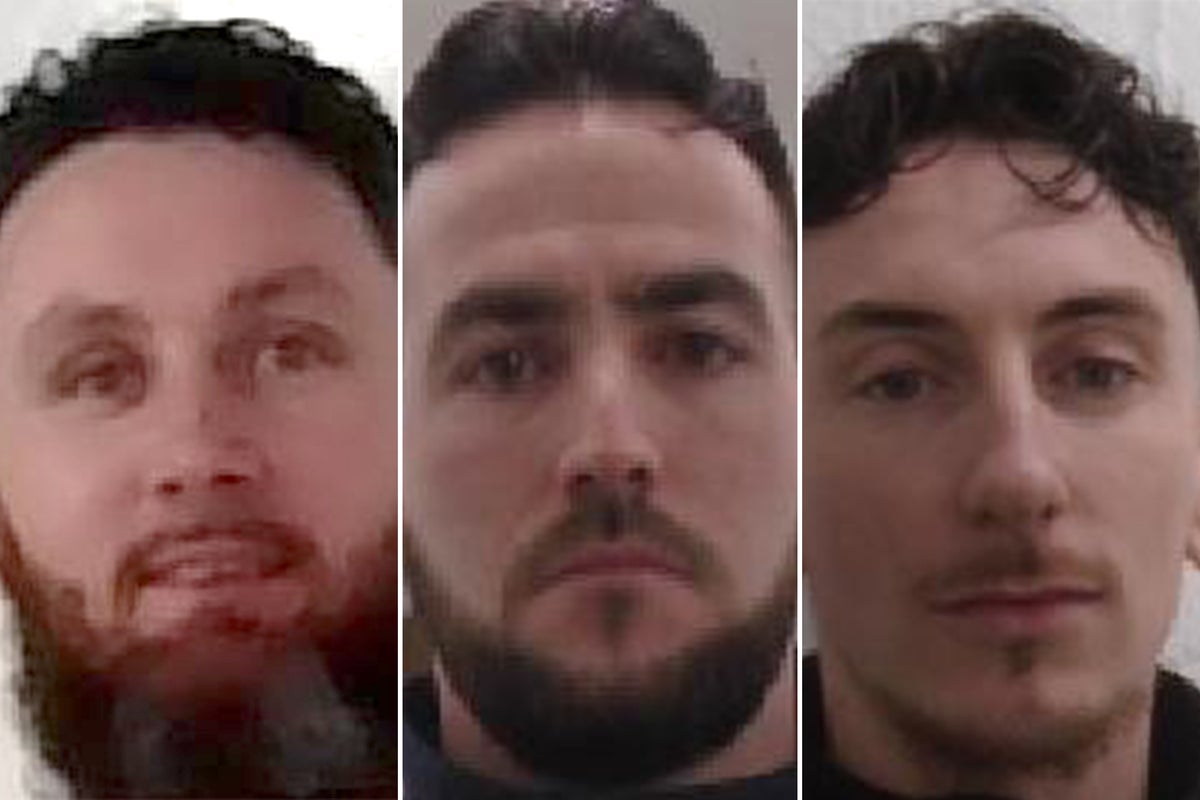 Urgent manhunt for three escaped prisoners on the run for days