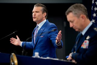 Hegseth scolds the media over coverage of Iran strikes