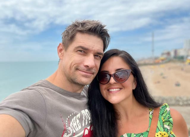 <p>Actor Craig Russell (left) with wife Kate (right) first noticed he was experiencing memory loss, migraines and brain fog in September 2022 before his partner encouraged him to seek a GP appointment</p>
