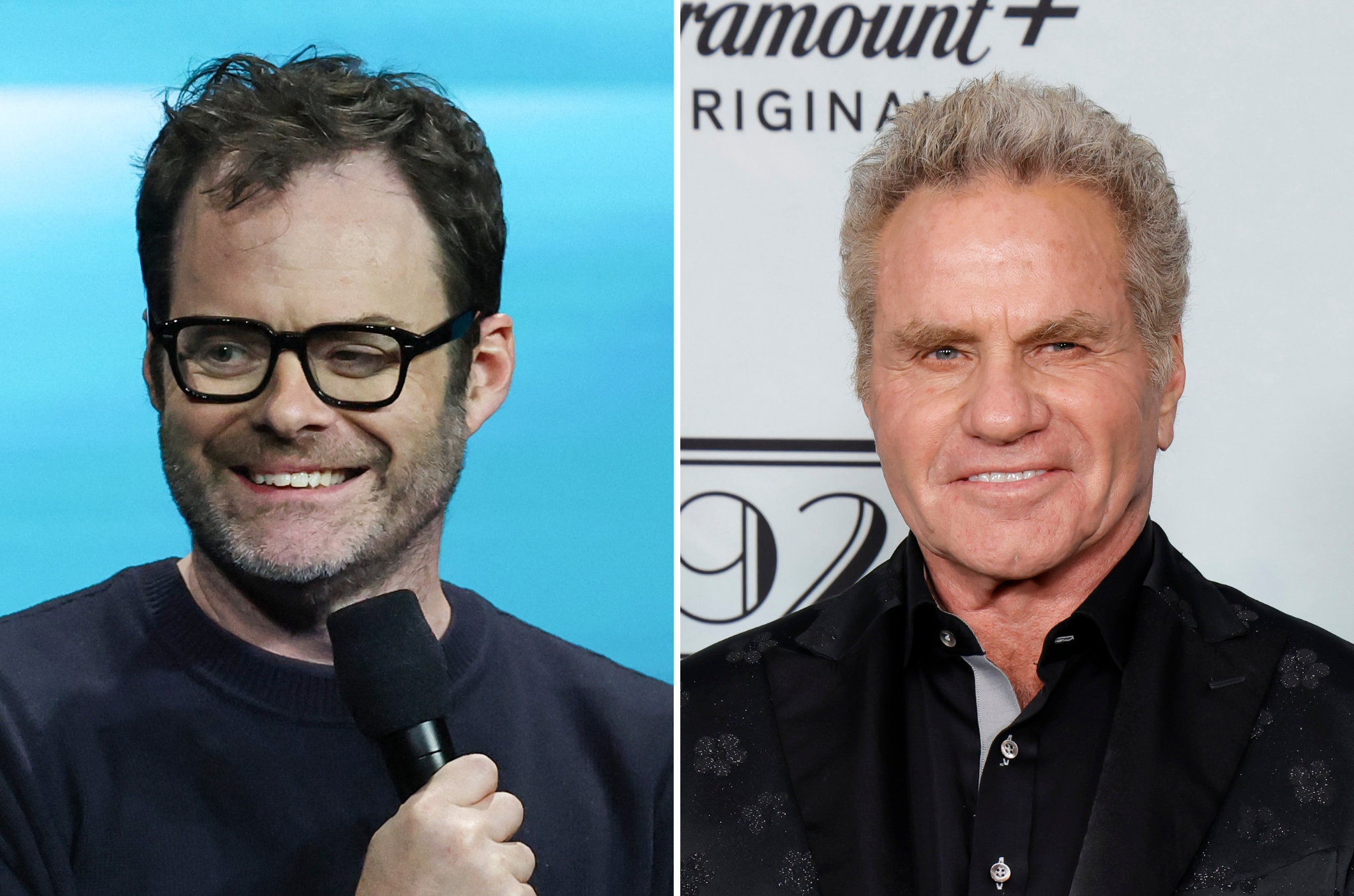 Bill Hader (left) worked as a driver for Martin Cove (right) in the Nineties