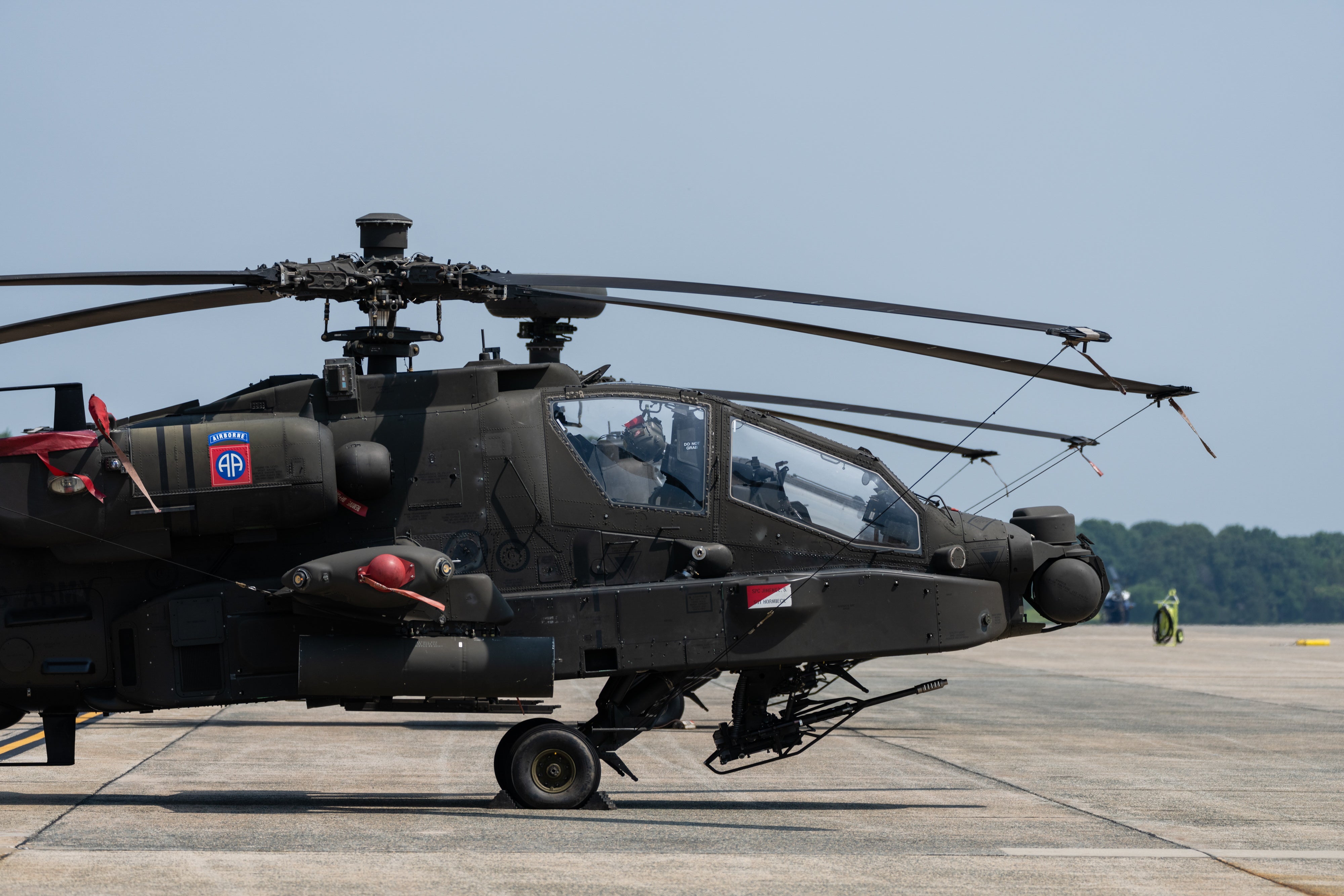 The AH-64 Apache is a ‘dangerous and defective product with respect to the gunners seated in the front cockpit in a frontal impact crash,’ according to the complaint