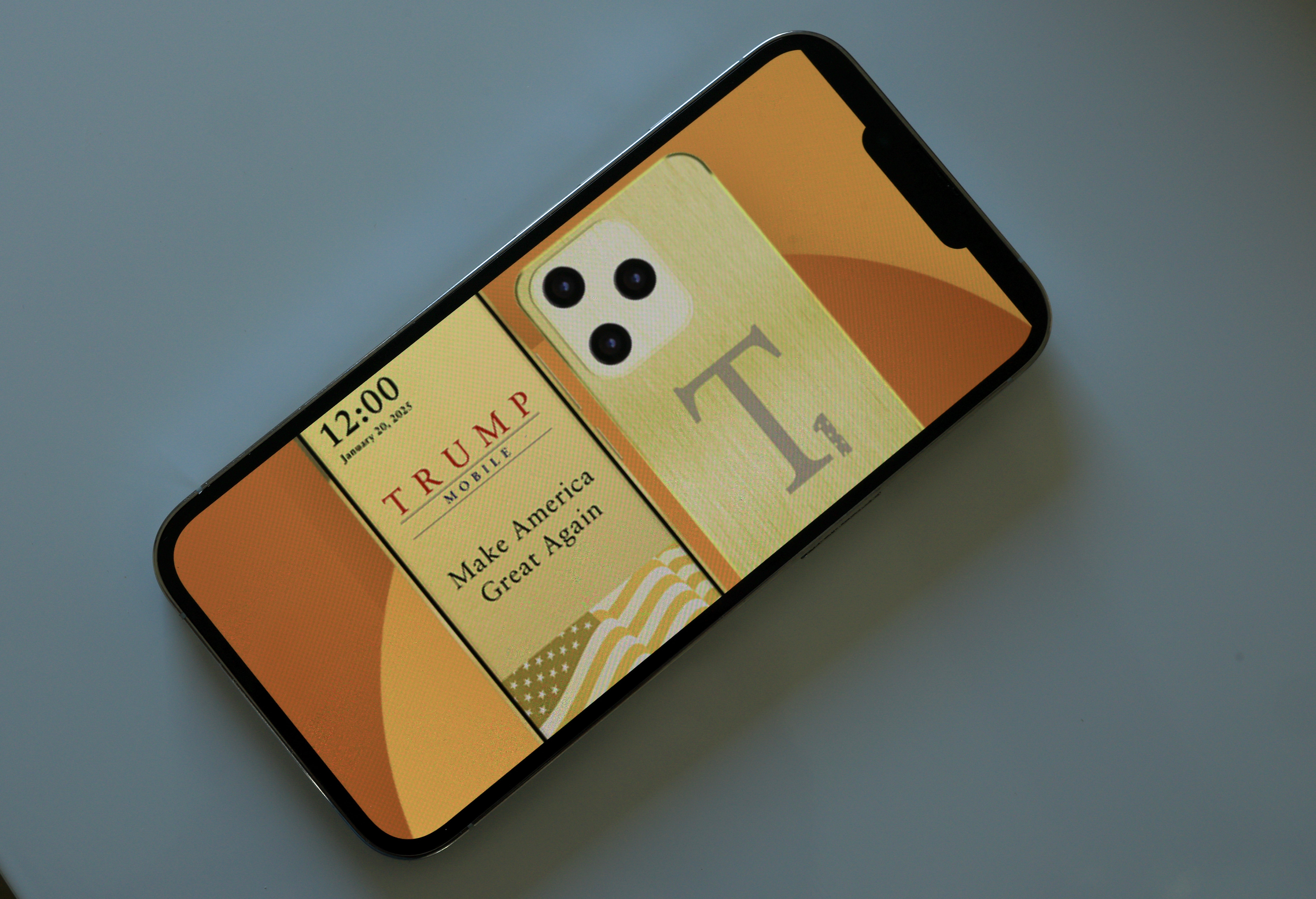 Trump Mobile, a Trump-branded gold phone, removed language on its website that indicated it was made in the U.S.