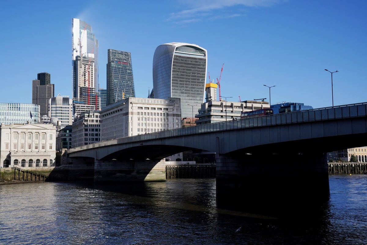 FTSE up as pound hits near four-year high