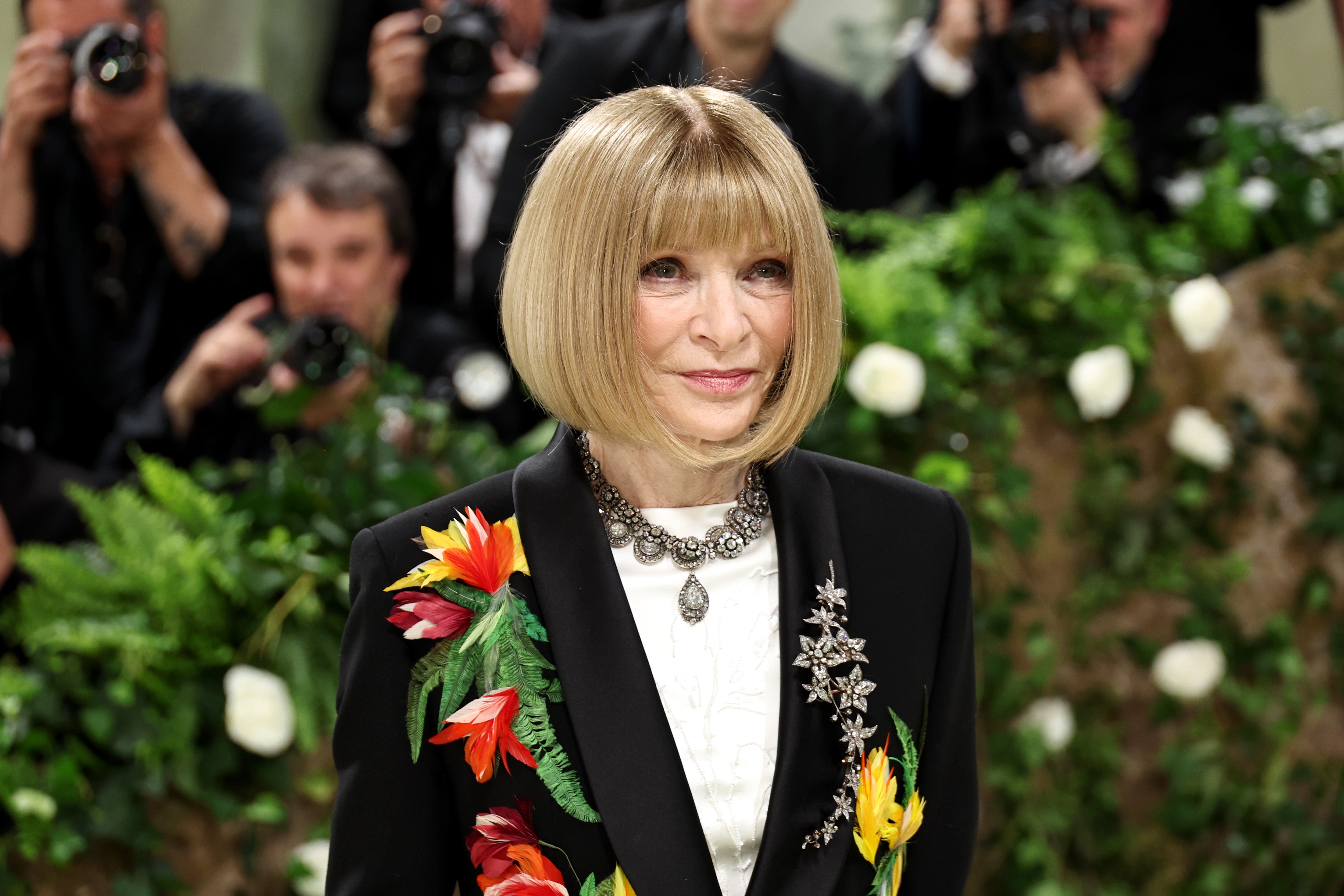 <p>Anna Wintour is stepping down from her position as editor-in-chief of American Vogue</p>