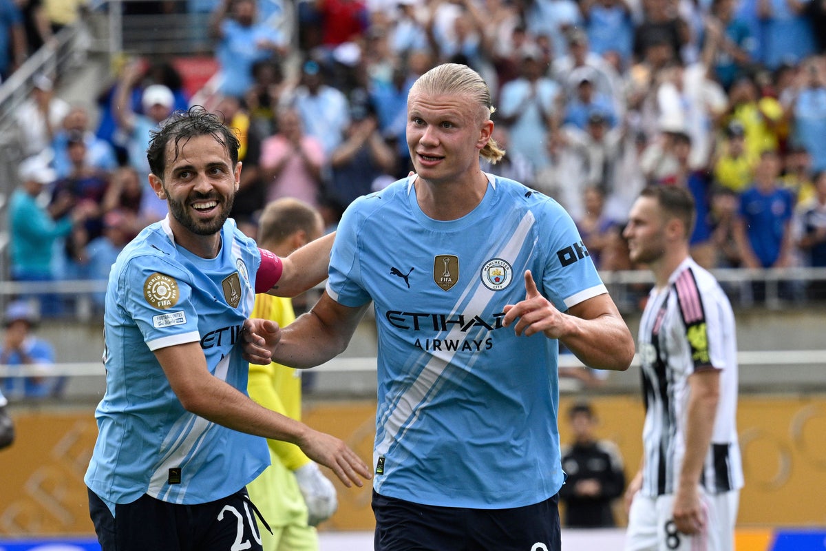 Haaland Hits 300 as Man City Rout Juventus