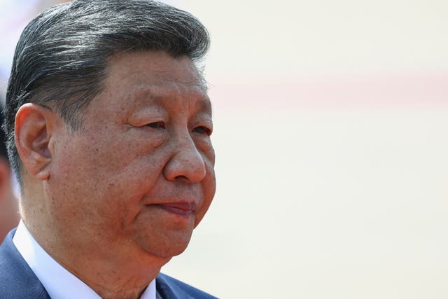 <p>File. Chinese president Xi Jinping visits the Ho Chi Minh Mausoleum in Hanoi, Vietnam, on 15 April 2025</p>
