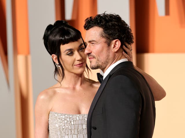 <p>Katy Perry and Orlando Bloom </p>