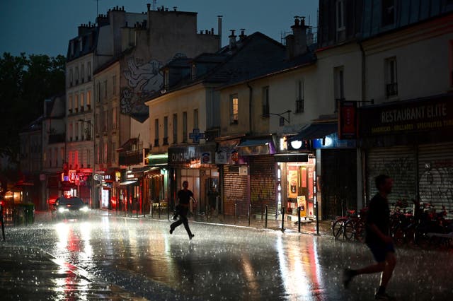 Deadly storms hit France as Paris streets flood and parliament springs a leak | The Independent