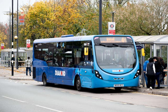 A National Audit Office report says bus passenger numbers are below pre-coronavirus levels (Alamy/PA)