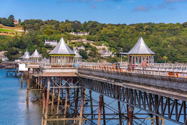 <p>View of Garth Pier in Bangor, Wales</p>