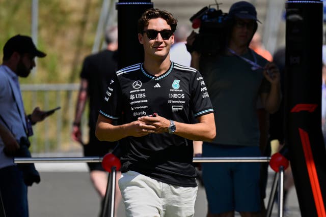 Mercedes driver George Russell (Denes Erdos/AP)