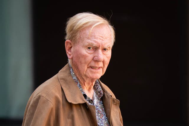 Former Nasa scientist John Burford leaves Westminster Magistrates’ Court (James Manning/PA)