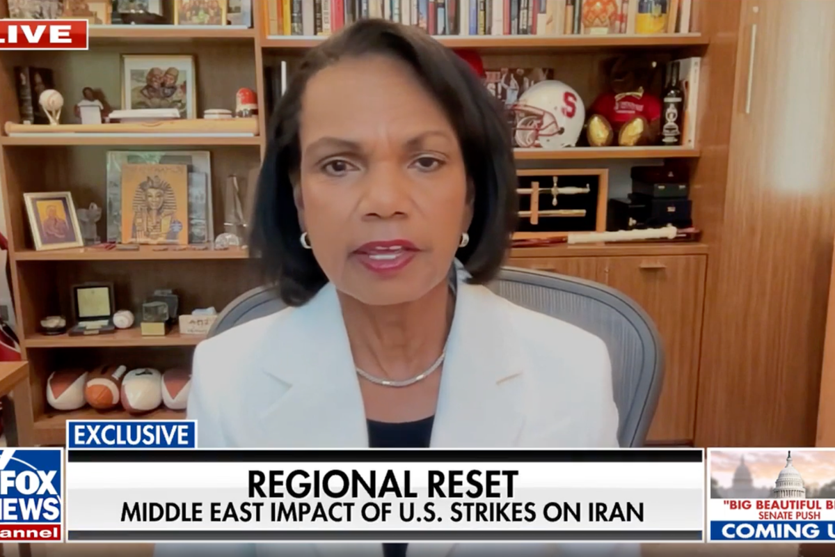 Iraq War architect Condi Rice heaps praise on Trump admin for Iran strikes Iraq War architect Condi Rice heaps praise on Trump admin for Iran strikes