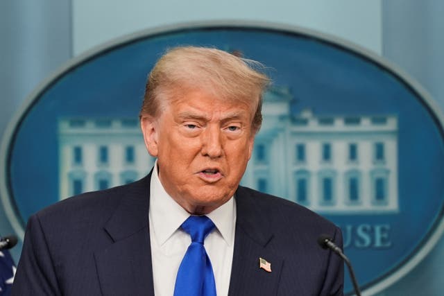 <p>President Donald Trump holds a rare White House briefing room press conference to tout victory after the U.S. Supreme Court reined in the power of federal judges to grant nationwide injunctions against presidential orders. The ruling Friday came in the High Court’s consideration of Trump's bid to limit birthright citizenship.</p>