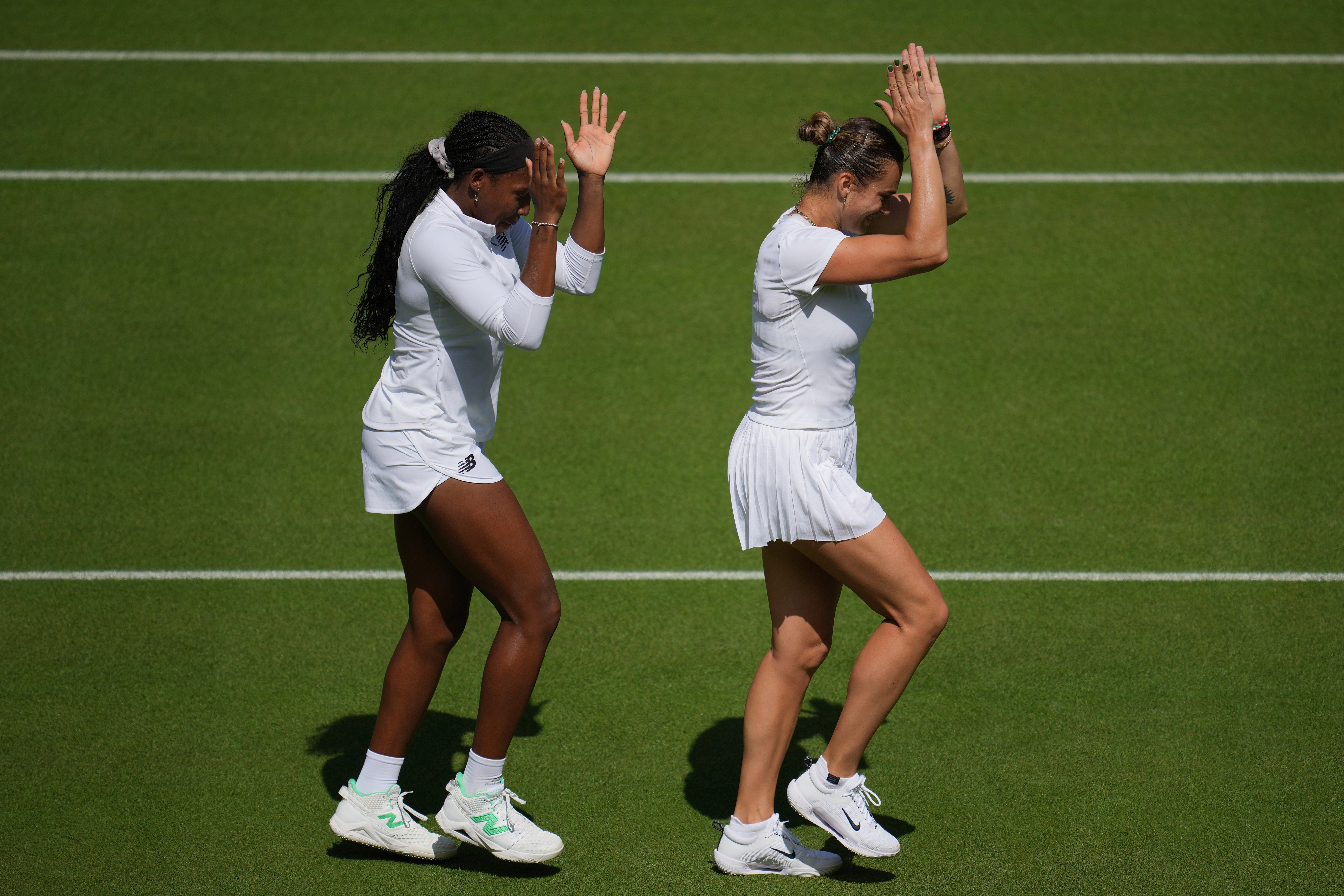 GAUFF und SABALENKA vergraben die Axt