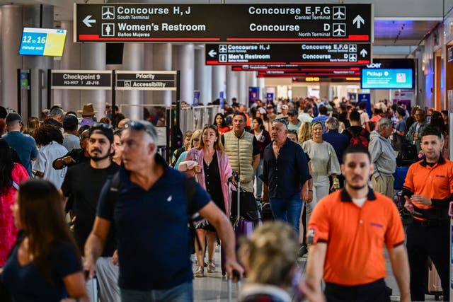 <p>A veteran political advisor was detained for 45 minutes at Miami International Airport</p>