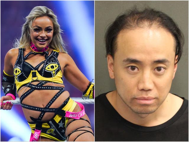 <p>Liv Morgan (left) was the target of Shawn Chan's alleged stalking campaign</p>